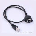 CUSTOM RJ45 Screw Locking Cat6 Ethernet Extension Cable